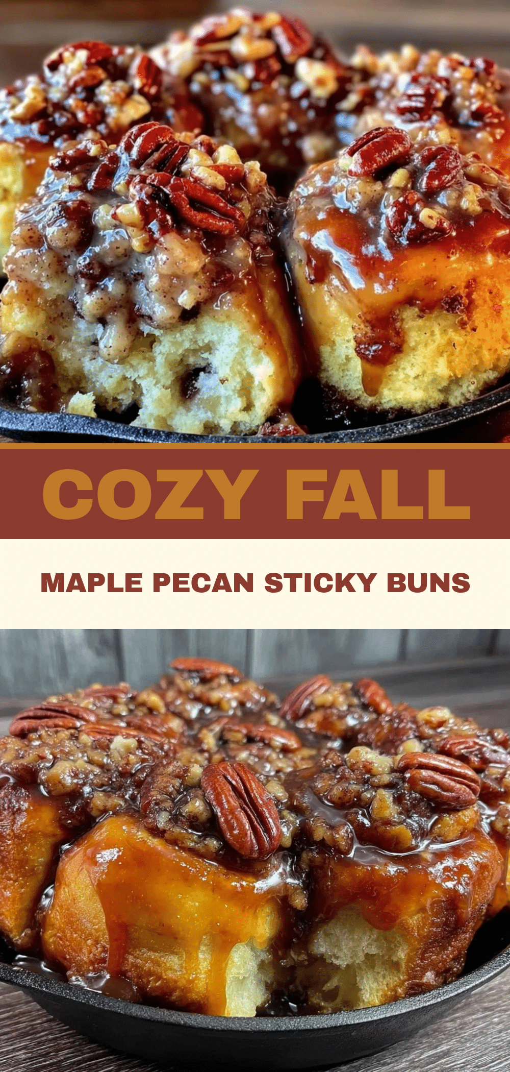 Fall Maple Pecan Sticky Buns: Best 5pm One-Pan Recipe 5 maple pecan sticky buns recipe