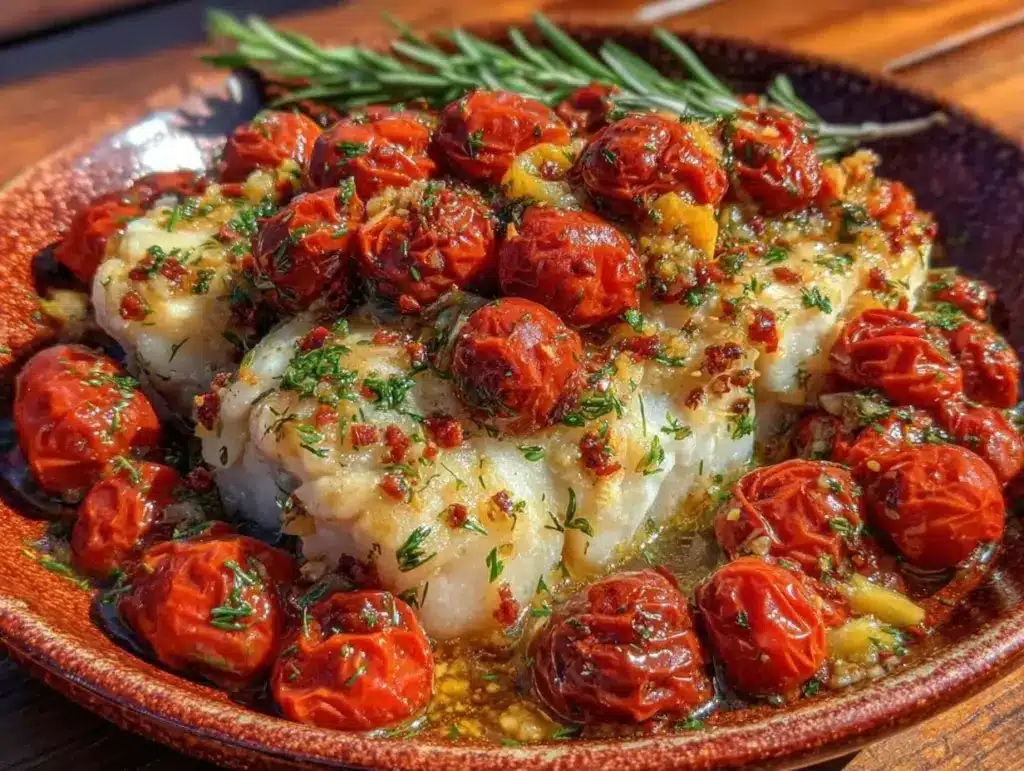 Mediterranean Lemon Herb Baked Cod - featured image
