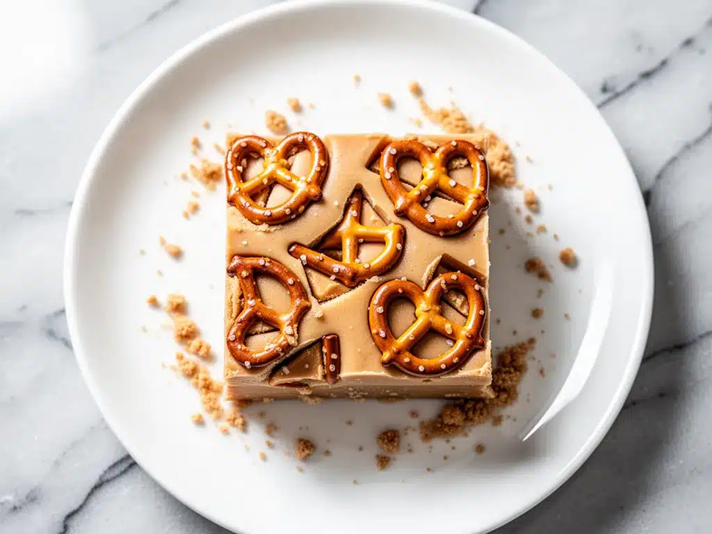 No-Bake Peanut Butter Pretzel Fudge Bars: 10 Min Easy Dessert 4 no-bake peanut butter pretzel fudge bars preparation steps
