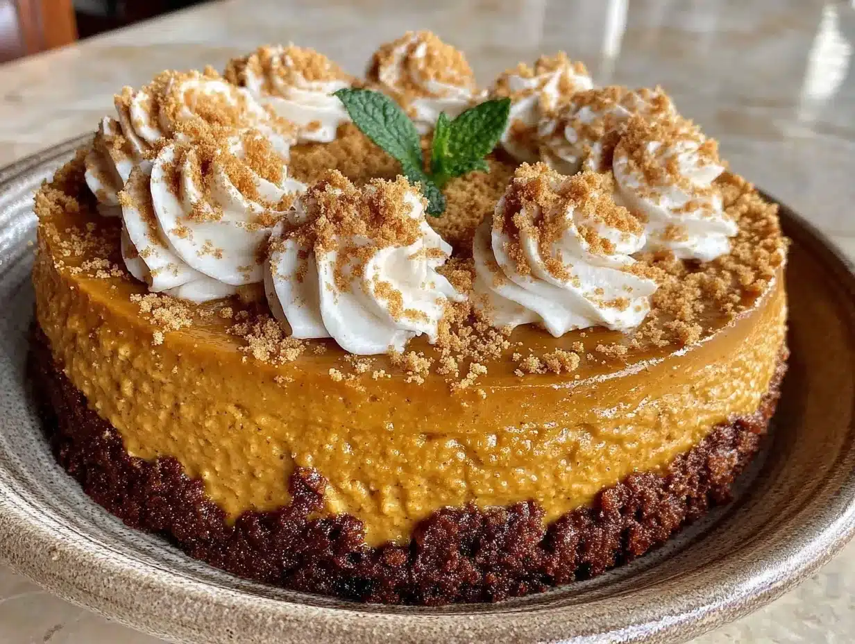 No-Bake Pumpkin Cheesecake: Grandma’s Real Way 4 no-bake pumpkin cheesecake preparation steps