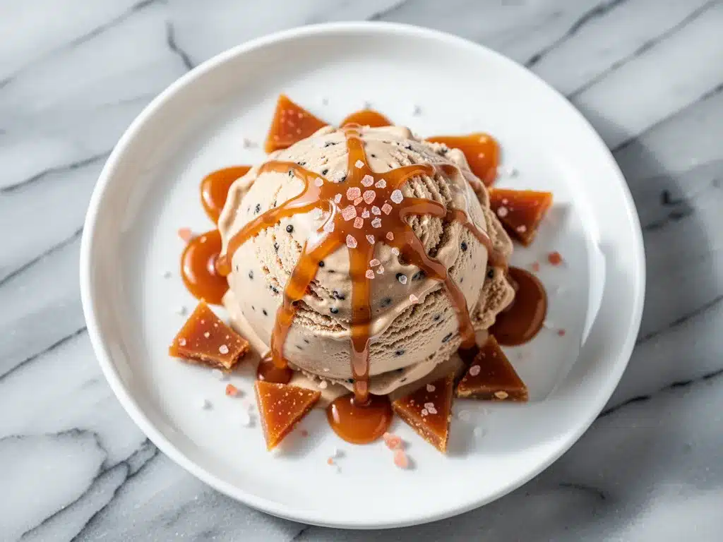 Ultra-Creamy No-Churn Salted Caramel Ice Cream 4 no-churn salted caramel ice cream preparation steps