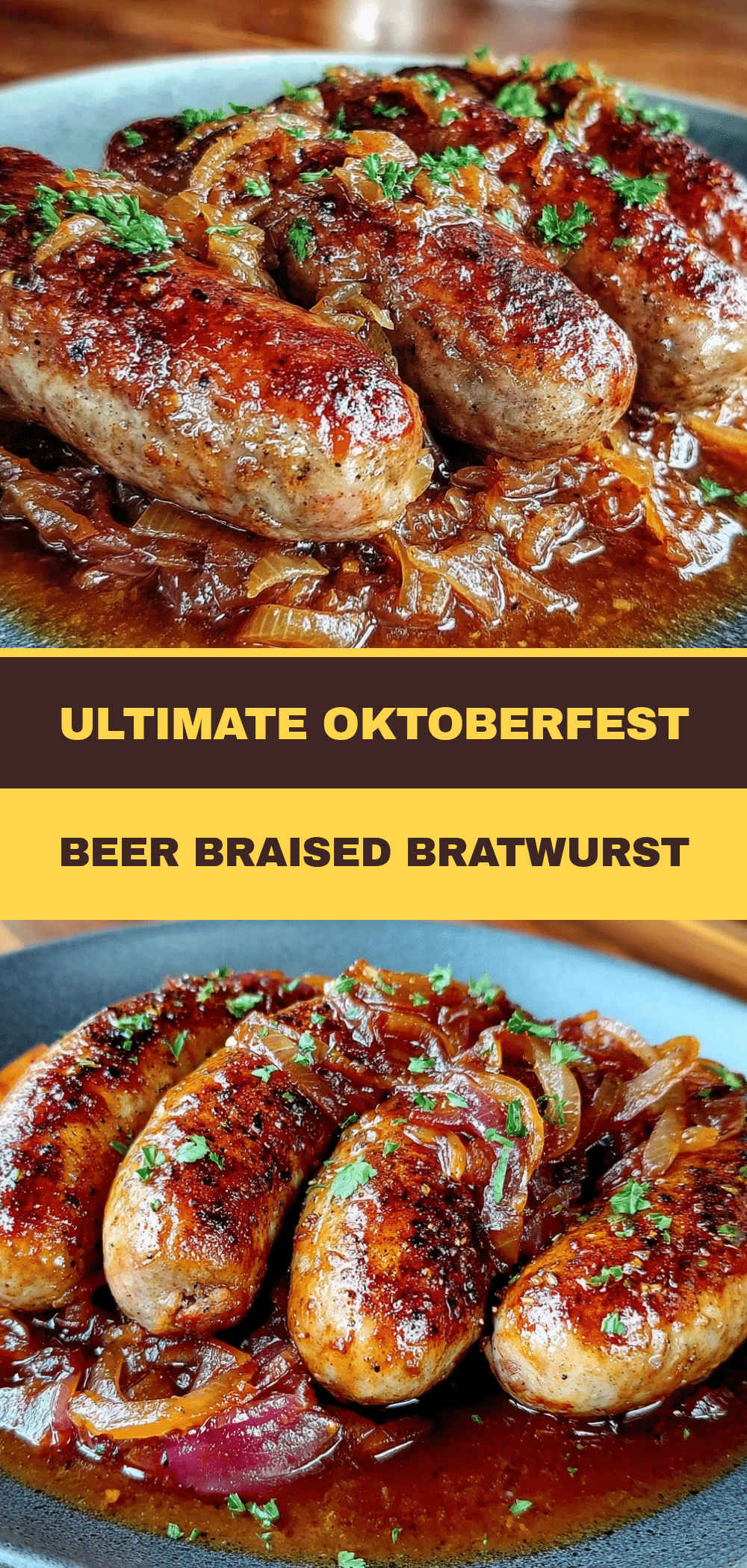 Oktoberfest Beer Braised Bratwurst: 5-Step Sear Trick 5 Oktoberfest beer braised bratwurst recipe