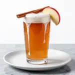 Oktoberfest Spiced Apple Cider Beer Cocktail - featured image