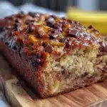 one-bowl banana bread with chocolate chips - featured image