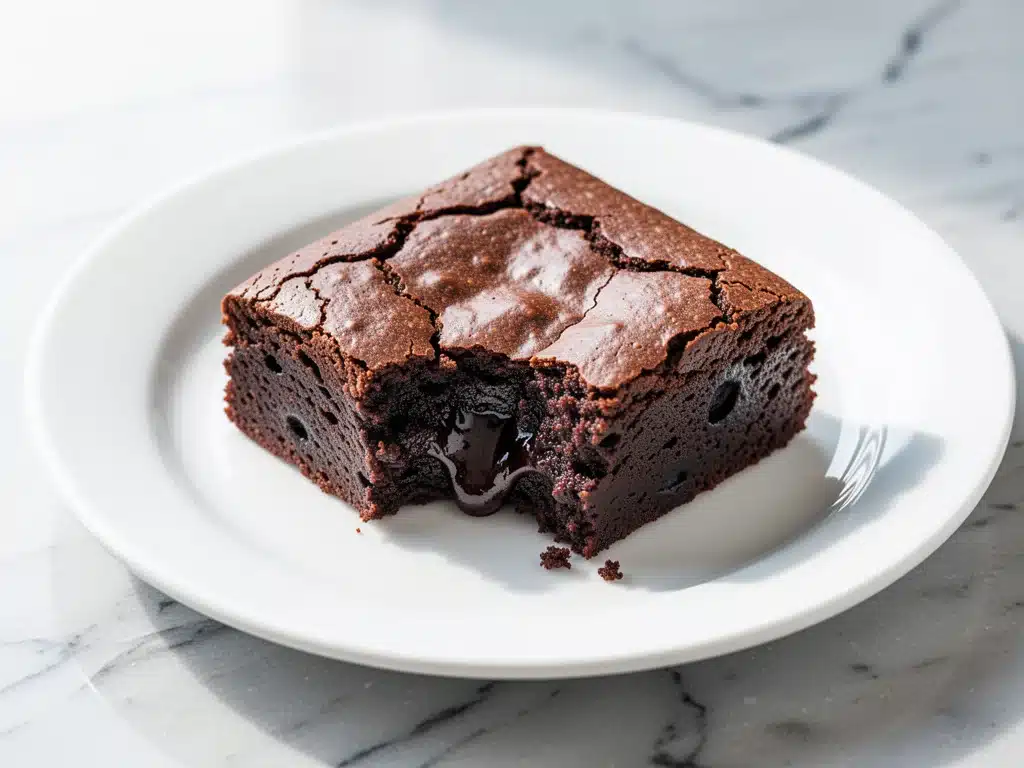 one-bowl brownies - featured image