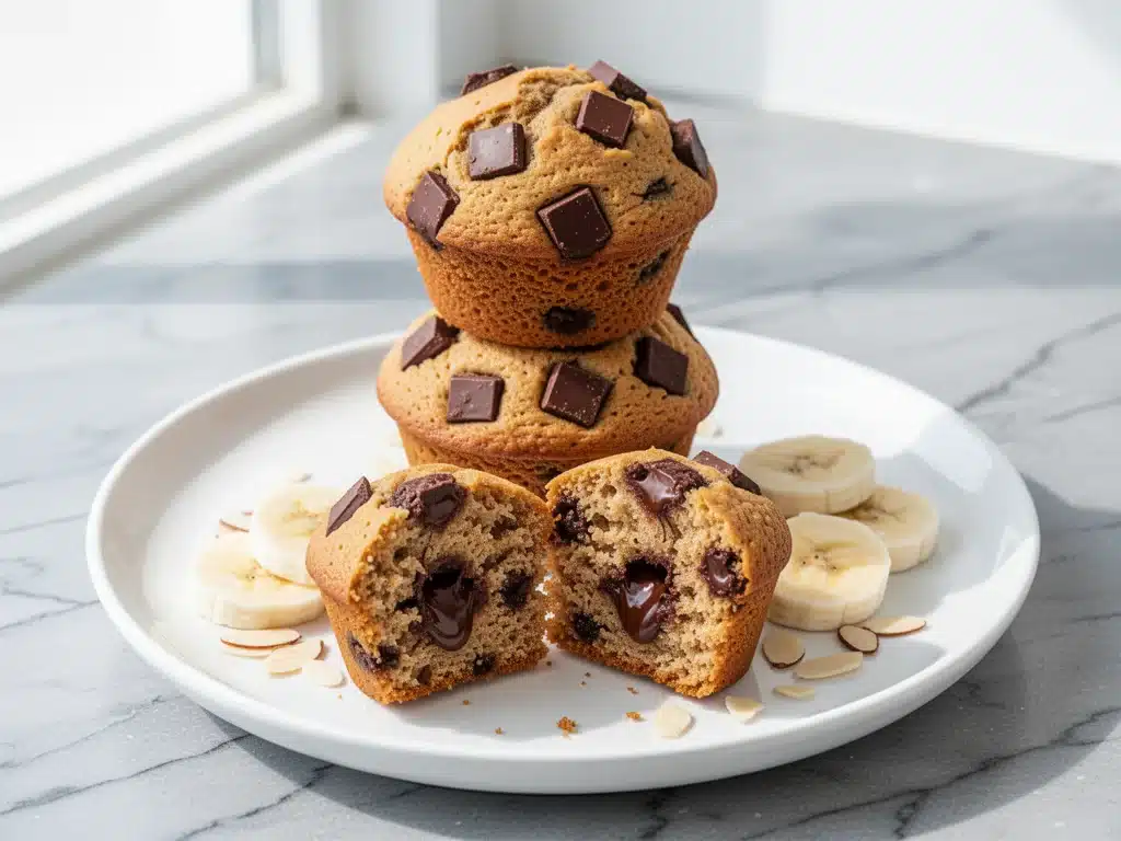 Home 1 Paleo Almond Flour Banana Muffins - featured image