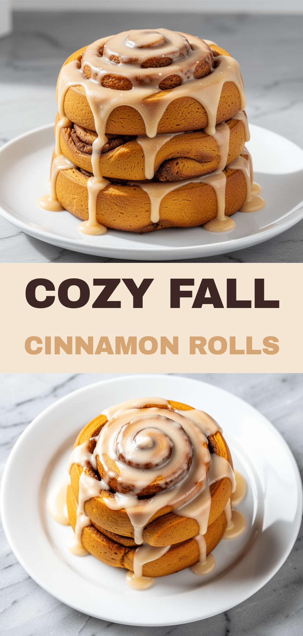 Pumpkin Cinnamon Rolls: Easy Holiday Breakfast 5 pumpkin cinnamon rolls with maple glaze recipe