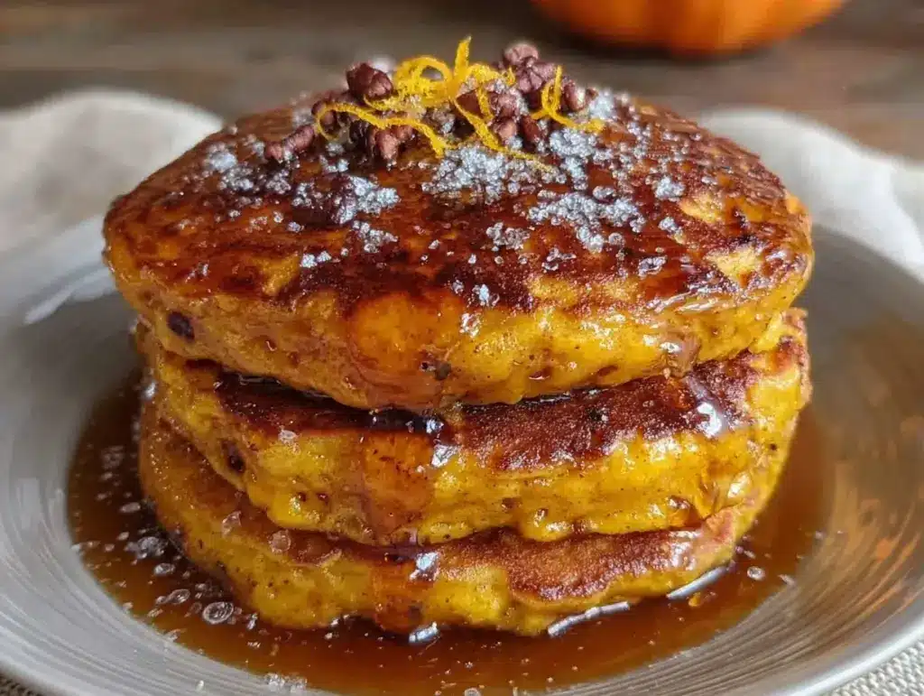 Home 4 pumpkin spice pancakes - featured image