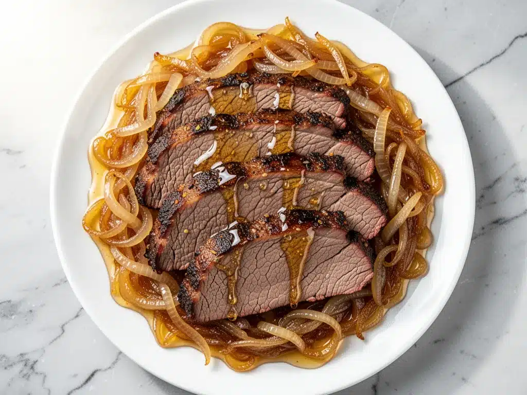 Rosh Hashanah Honey Glazed Brisket: 5 Easy Steps 4 Rosh Hashanah honey glazed brisket preparation steps