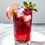 Rosh Hashanah Honey Pomegranate Spritzer - featured image
