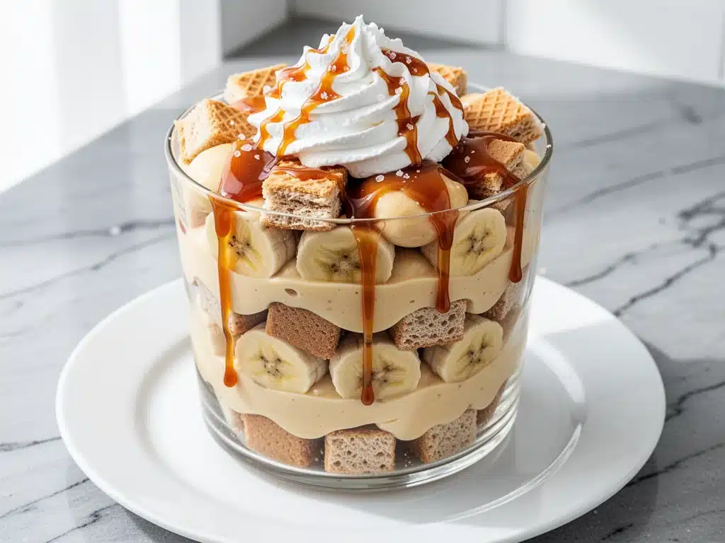 Home 3 salted caramel banana pudding trifle - featured image