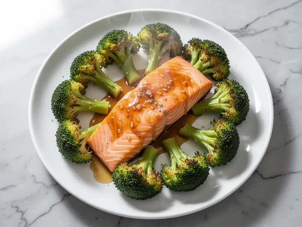 Sheet Pan Honey Garlic Salmon: 30-Minute Weeknight Dinner 4 sheet pan honey garlic salmon preparation steps