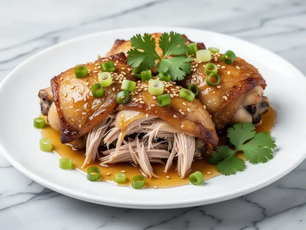 Home 3 slow cooker honey garlic chicken thighs - featured image
