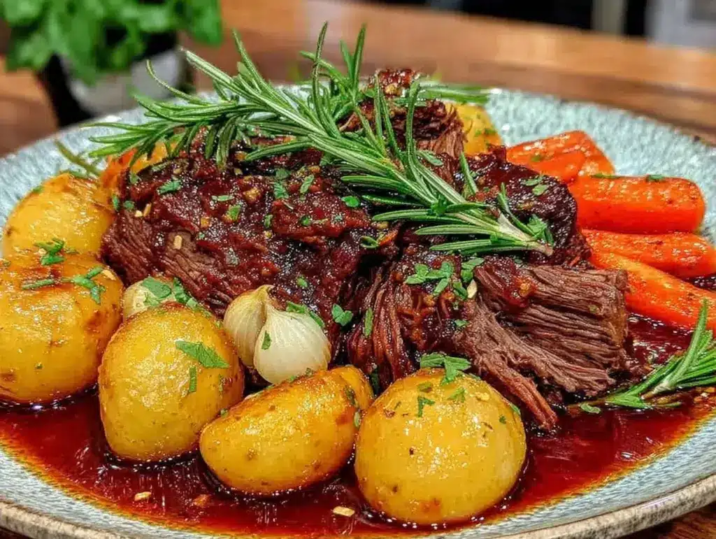 slow cooker pot roast - featured image