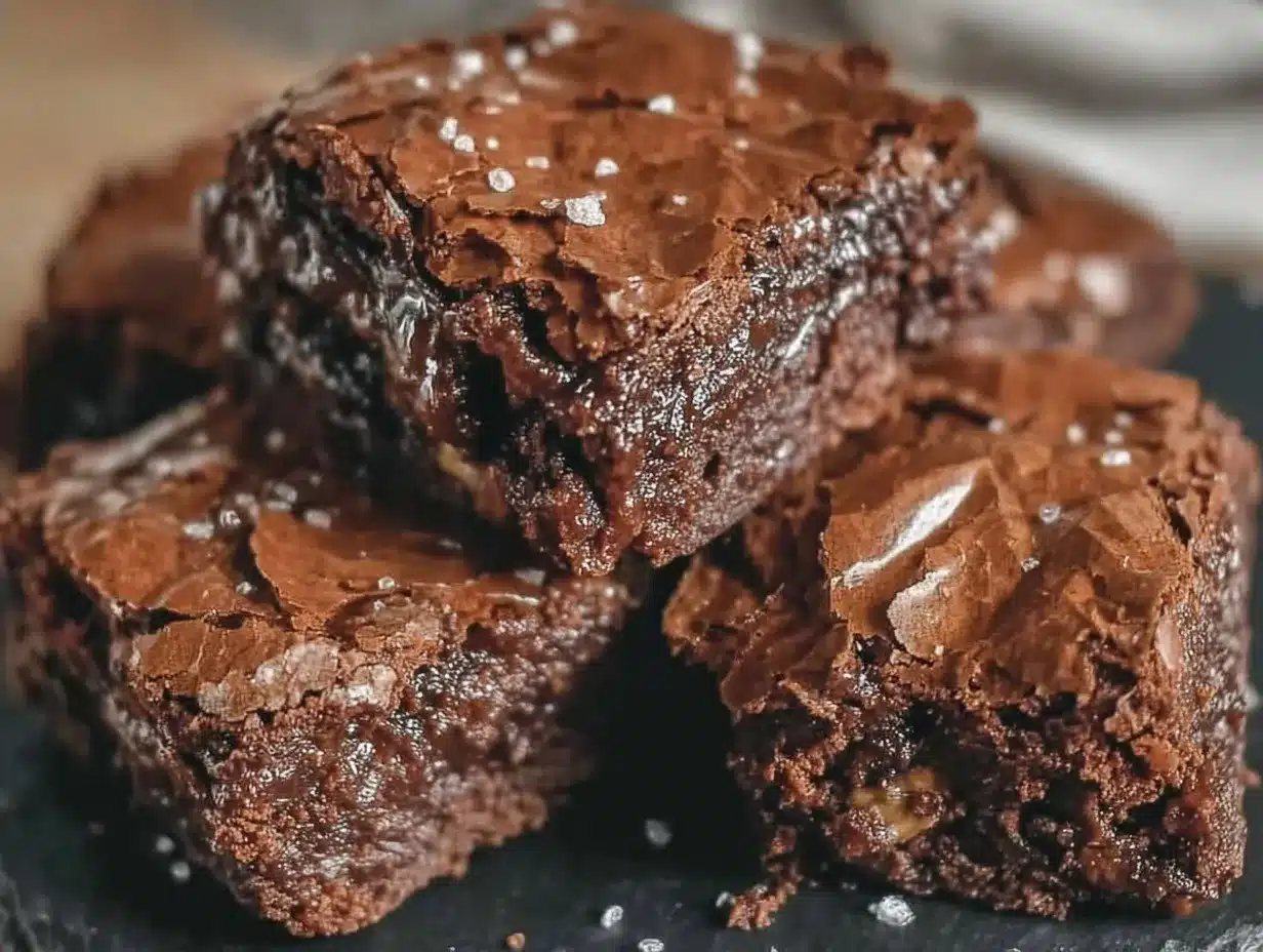 Small Batch Fudgy Brownies with Crackly Tops: Best Summer Treat 4 small batch fudgy brownies preparation steps