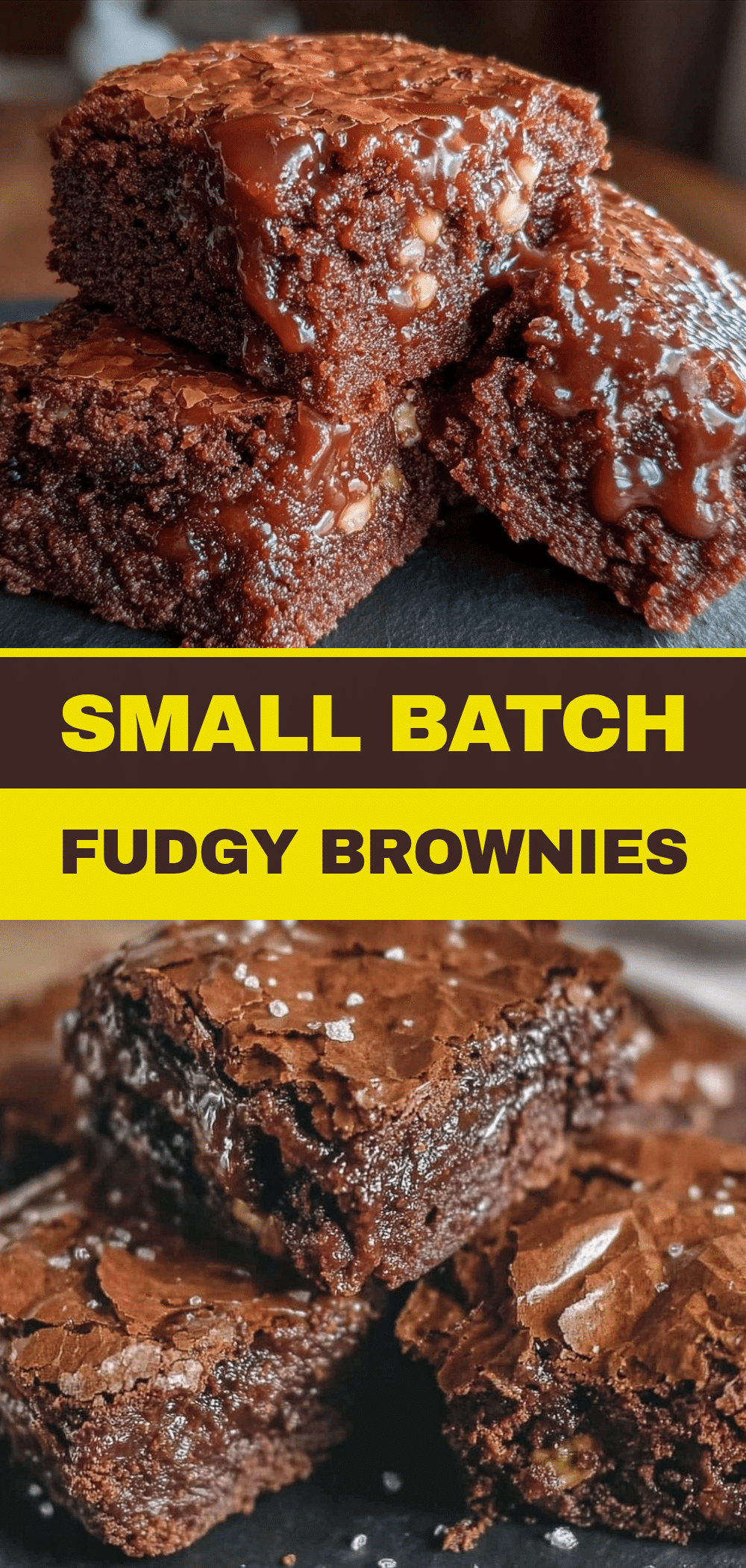 Small Batch Fudgy Brownies with Crackly Tops: Best Summer Treat 5 small batch fudgy brownies recipe