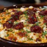 smoked queso dip - featured image