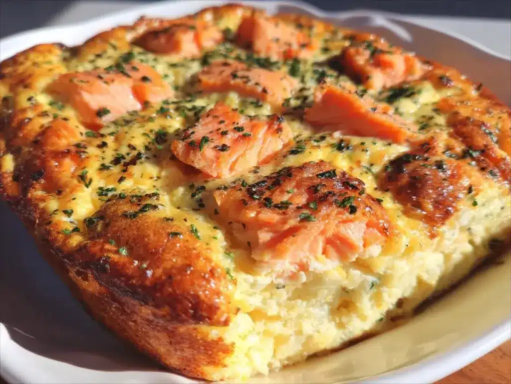 Home 2 smoked salmon dill egg casserole - featured image