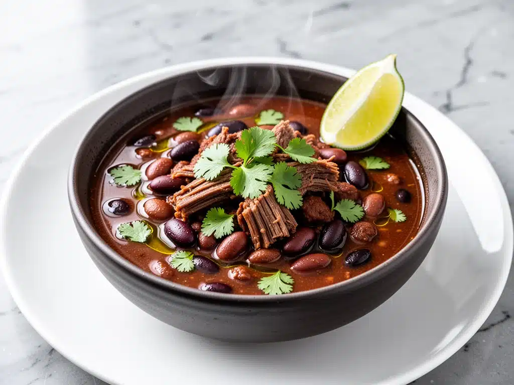 smoky chipotle beef chili - featured image
