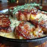 smothered pork chops - featured image