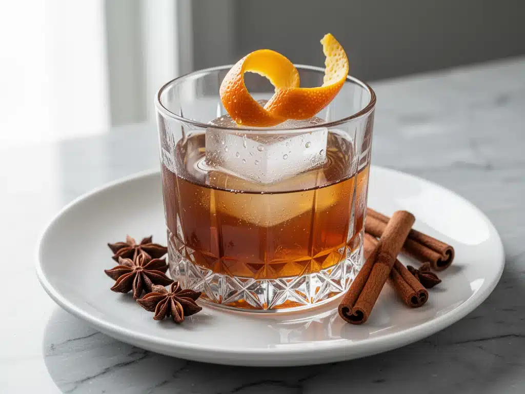 Home 1 spiced brown butter bourbon old fashioned - featured image