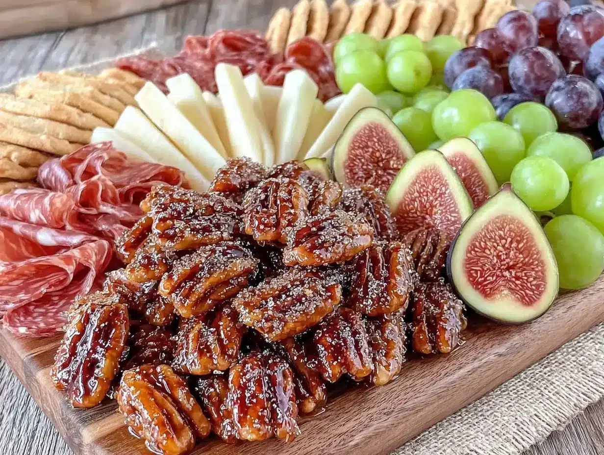 Fall Charcuterie Board: One Trick for Perfect Spiced Pecans 4 spiced candied pecans preparation steps