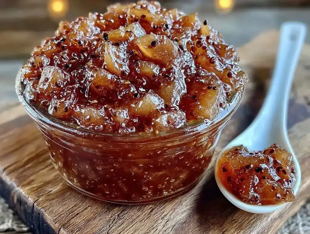 spiced pear preserves - featured image