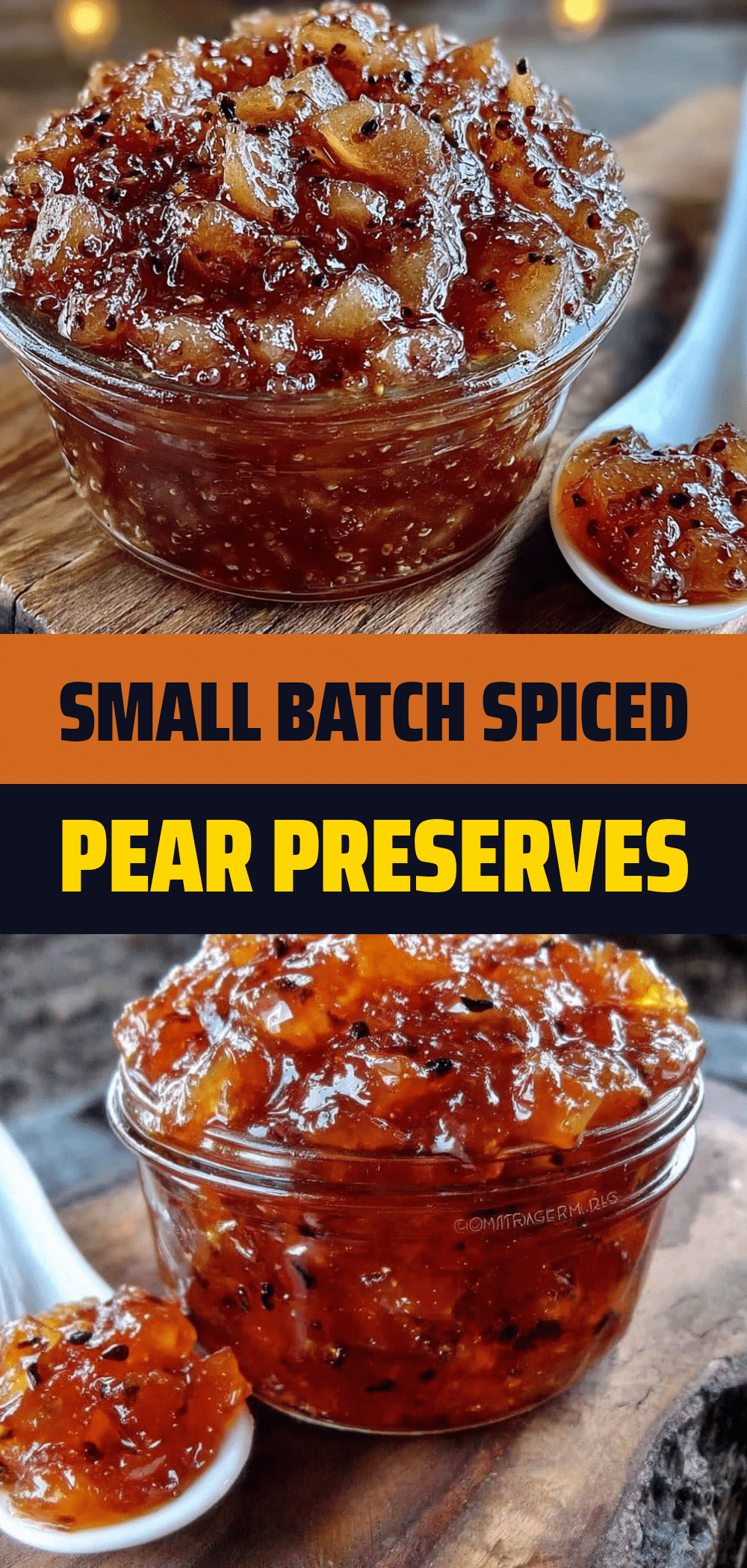 Spiced Pear Preserves: 3-Ingredient Fuel for Holiday Hosting 5 spiced pear preserves recipe
