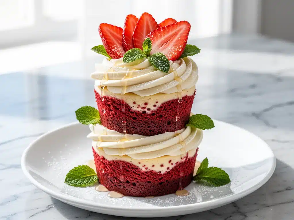 Strawberry Shortcake Cheesecake Cupcakes - featured image