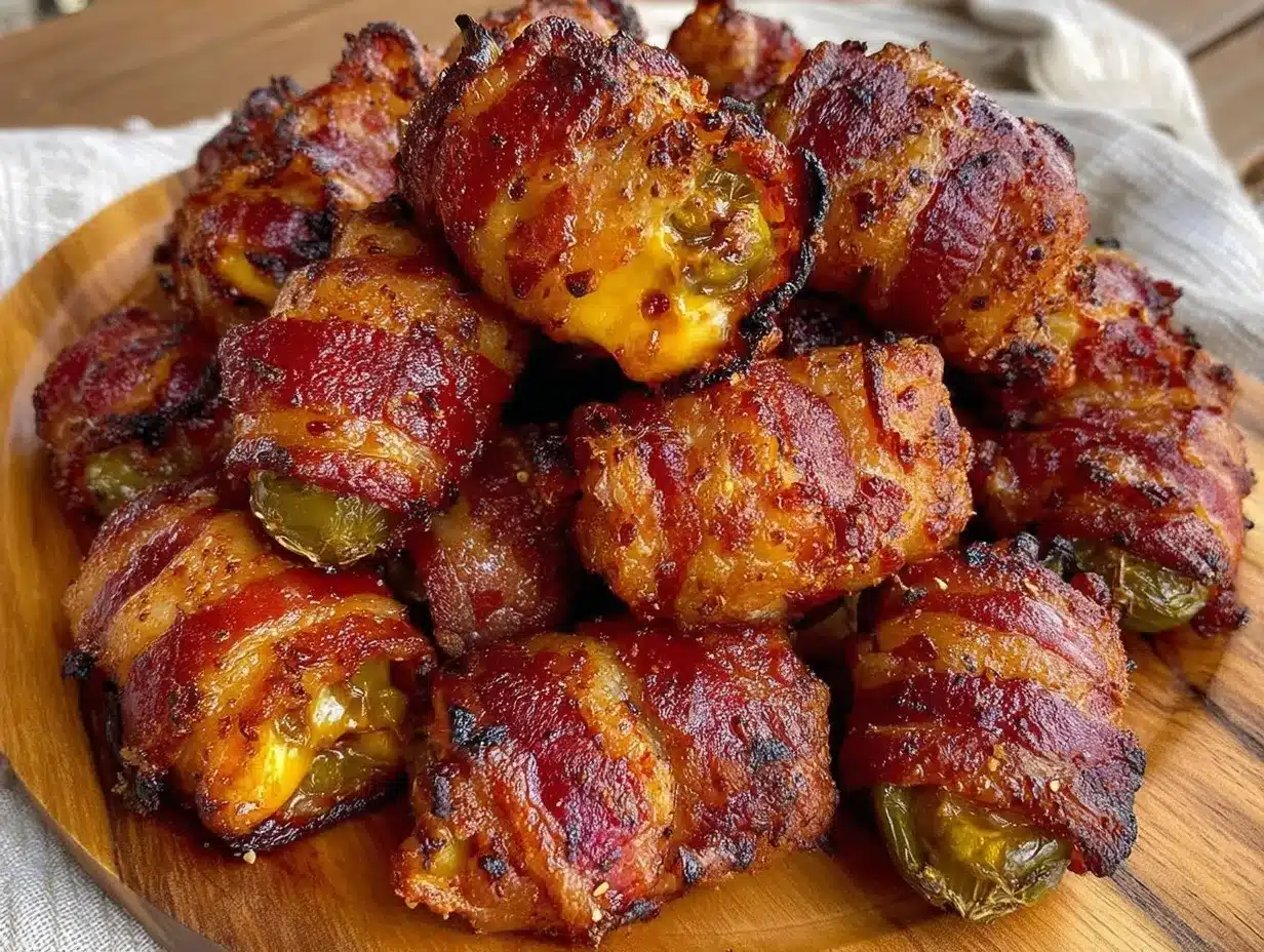 Tailgate Bacon Wrapped Jalapeno Poppers: One Person Budget Meal 4 tailgate bacon wrapped jalapeno poppers preparation steps