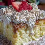 Tres Leches Cake with Cinnamon Whipped Cream - featured image