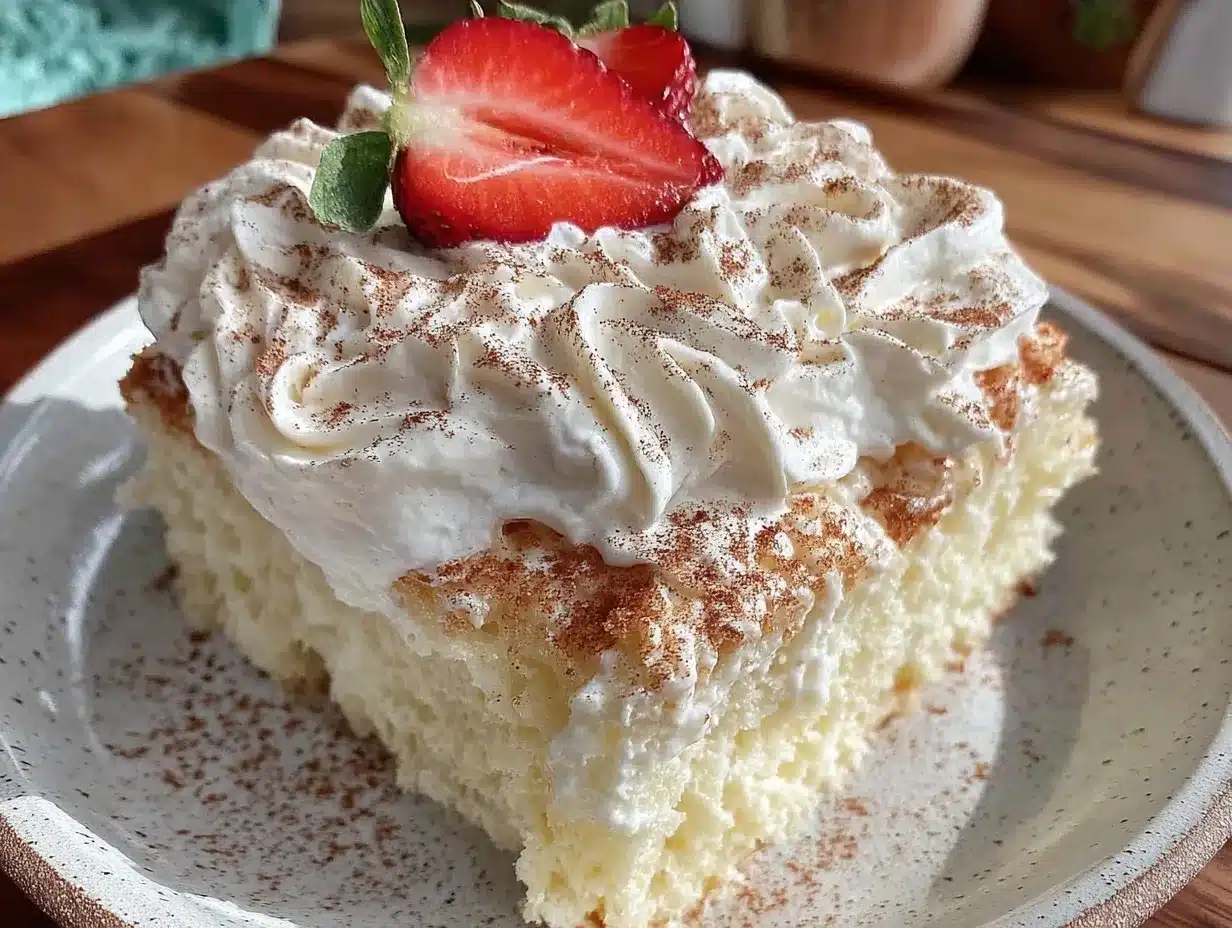 Tres Leches Cake: Best Celebration Fuel 4 Tres Leches Cake with Cinnamon Whipped Cream preparation steps