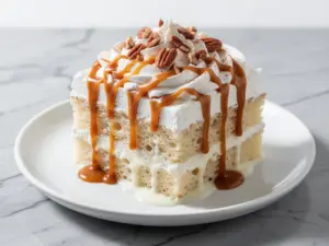 Tres Leches Cake with Dulce de Leche Drizzle - featured image