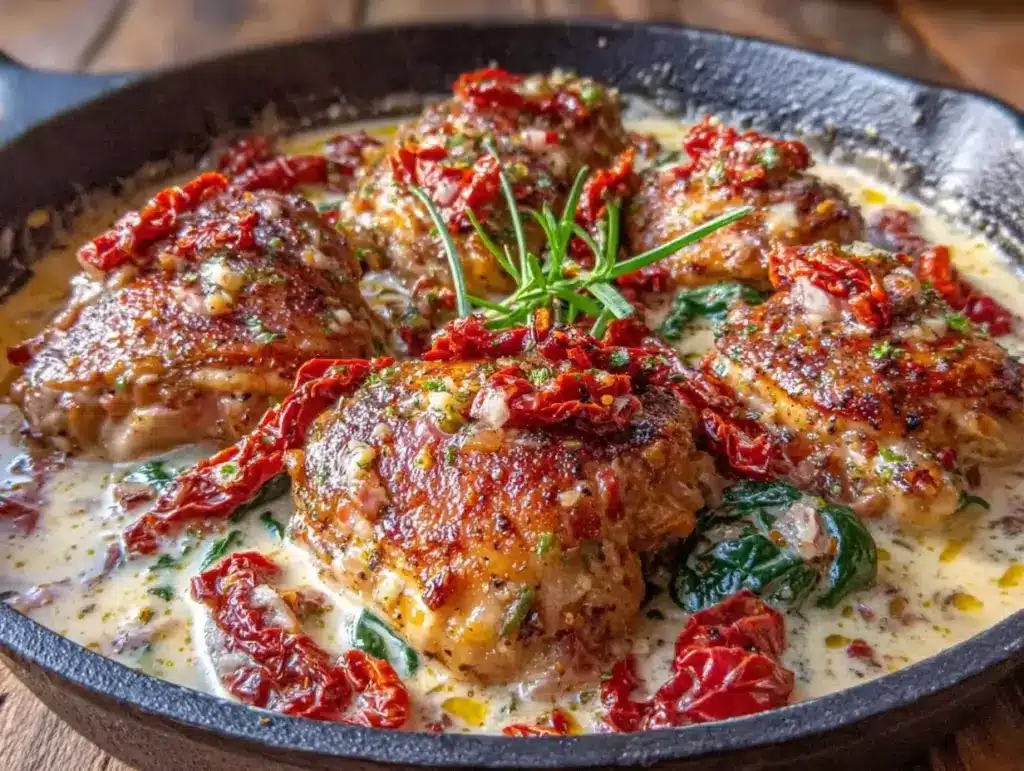 Home 4 Tuscan garlic chicken - featured image