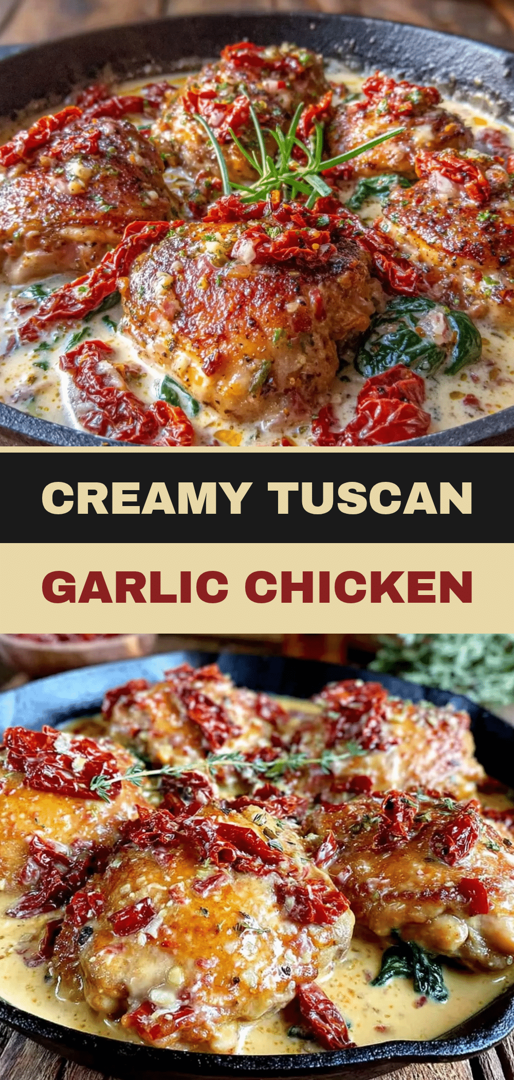 Creamy Tuscan Garlic Chicken: The One to Make When You Need Self-Care 5 Tuscan garlic chicken recipe