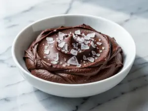 vegan chocolate avocado mousse - featured image