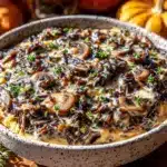 wild rice and mushroom casserole - featured image