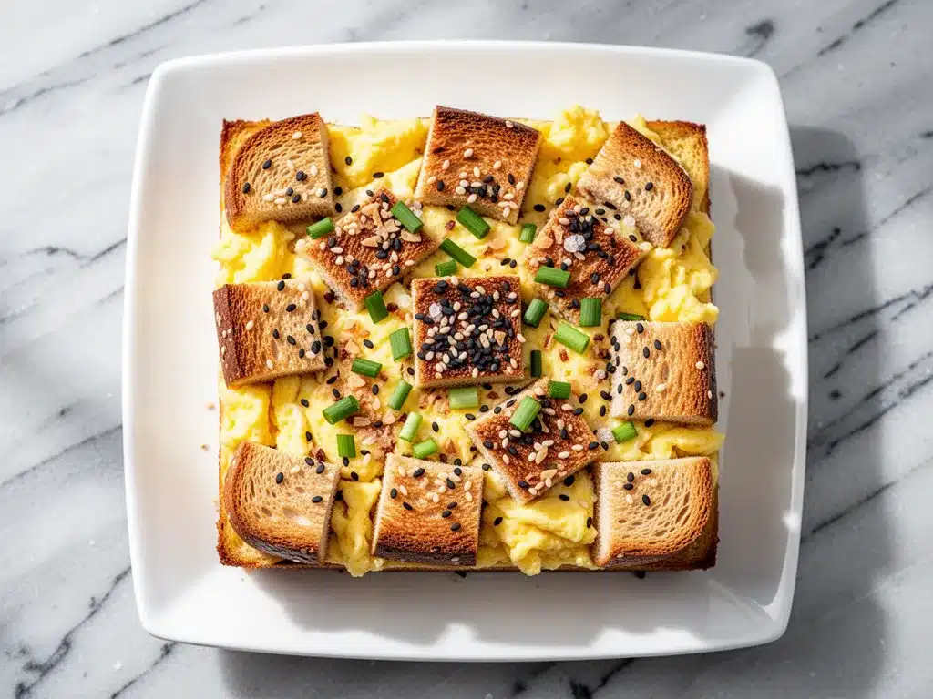 Yom Kippur Break Fast Casserole: Easy Everything Bagel Egg Recipe 4 Yom Kippur Break Fast Casserole preparation steps